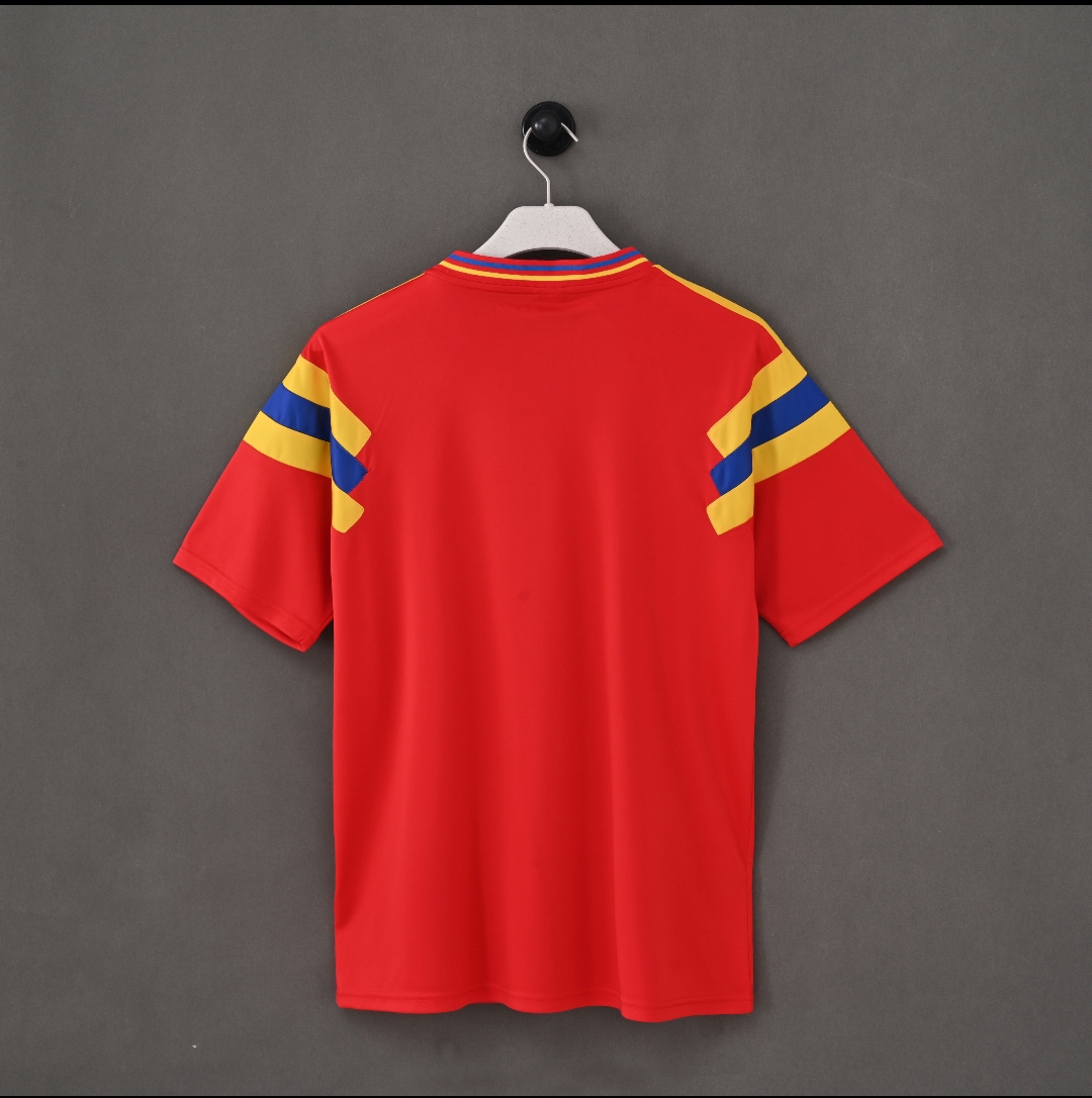 RETRO Camiseta Seleccion Colombia Mundial 1990 Visitante (Replica 1.1)