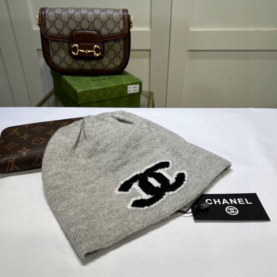 Gorro Chanel  tipo beanie (Replica 1.1) #CH001