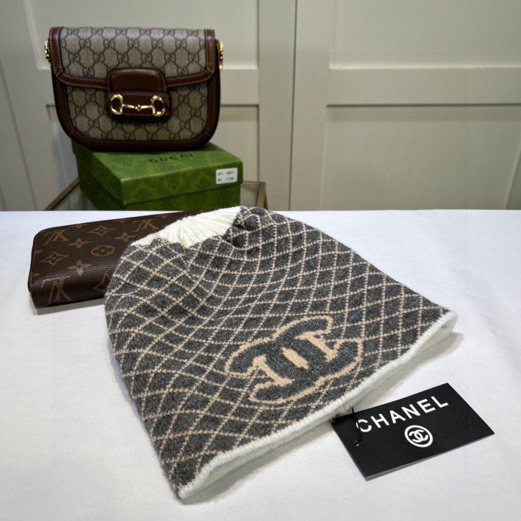 Gorro Chanel  tipo beanie (Replica 1.1) #CH001