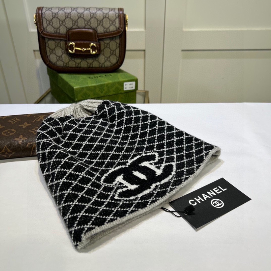Gorro Chanel  tipo beanie (Replica 1.1) #CH001